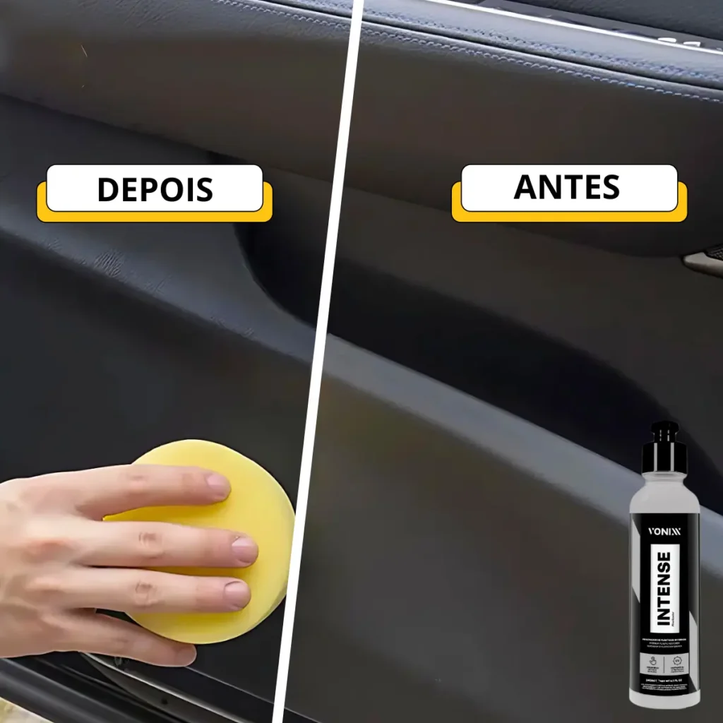 O uso do Kit Intense Renova da Sintra Fast Vonixx apresenta várias vantagens notáveis na revitalização de plásticos. Este produto é especialmente formulado para oferecer uma proteção eficaz contra os danos ambientais que plásticos costumam sofrer. Exposto ao sol e a intempéries