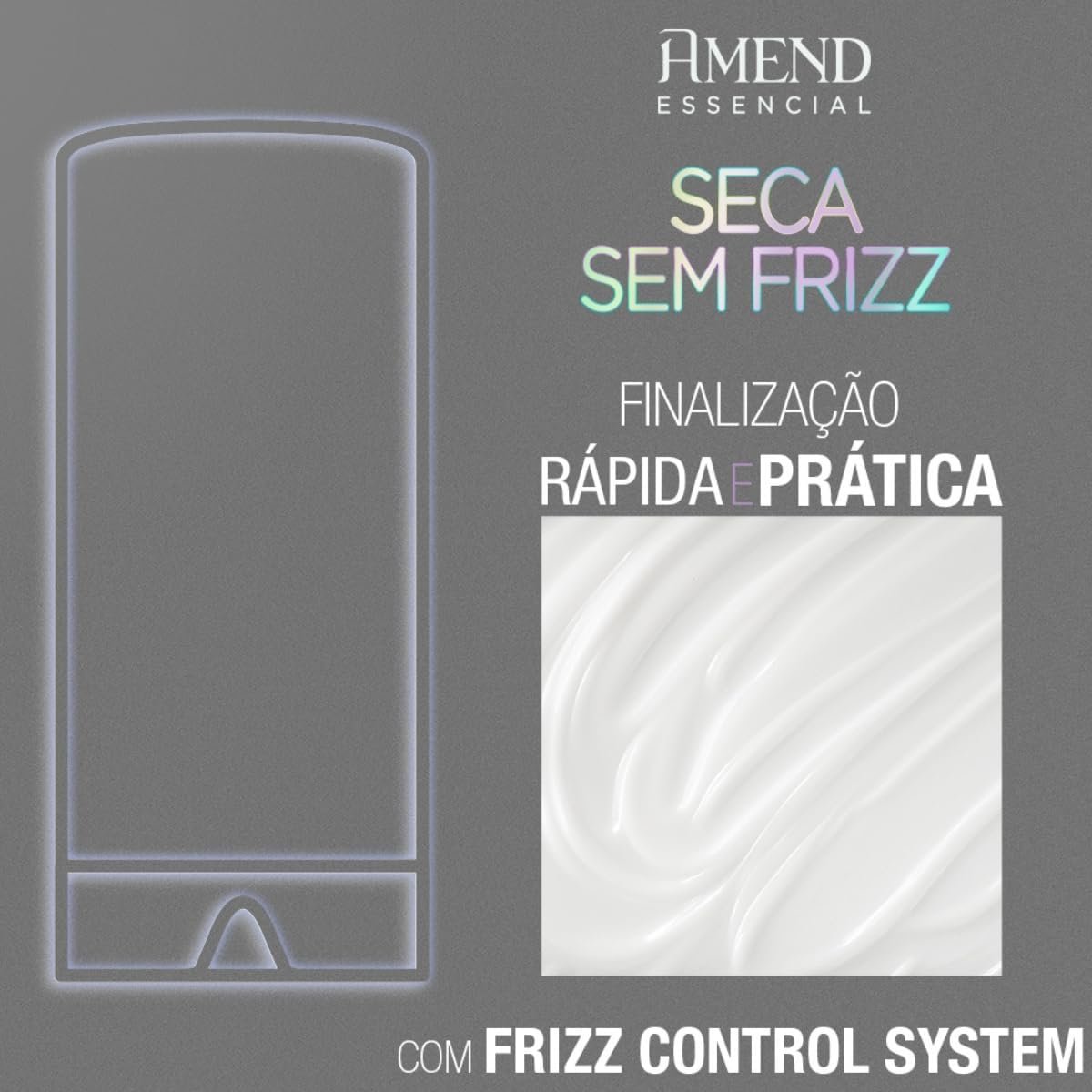 Leave - in Essencial Seca Sem Frizz Amend 180g - Imagem 7