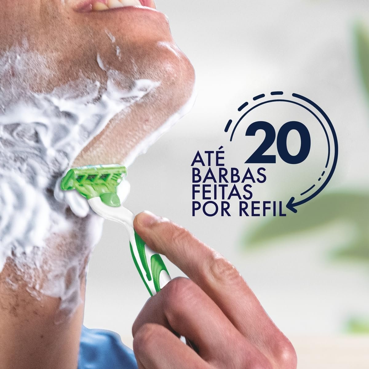 Gillette Mach3 Sensitive Carga Aparelho de Barbear com Aloe 8 Unidades - Imagem 5