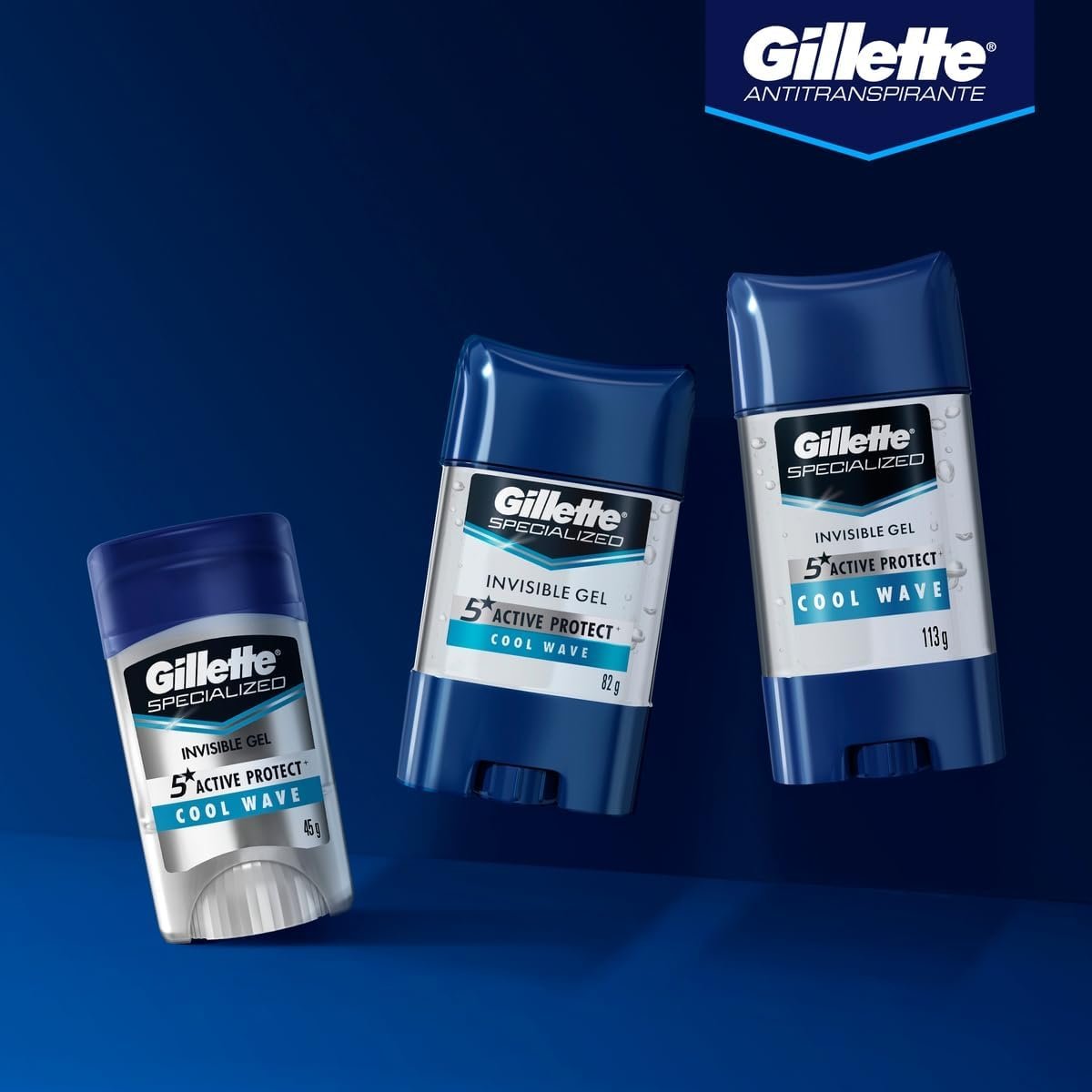 Gillette Desodorante Antitranspirante em Gel Cool Wave 45 g - Imagem 9