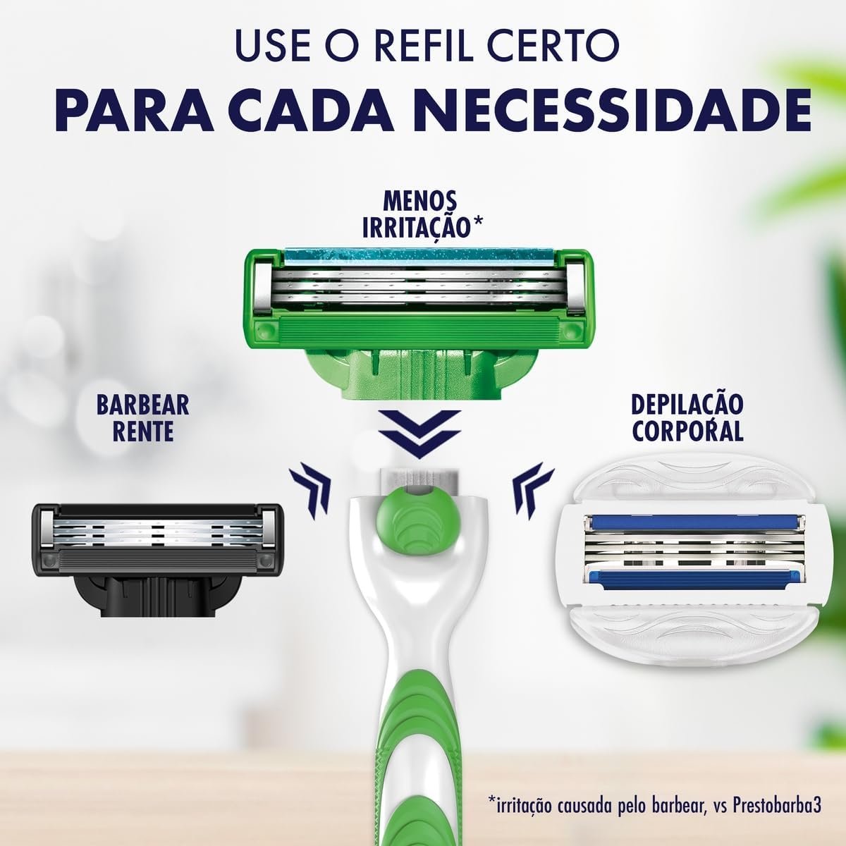 Gillette Mach3 Sensitive Carga Aparelho de Barbear com Aloe 8 Unidades - Imagem 6
