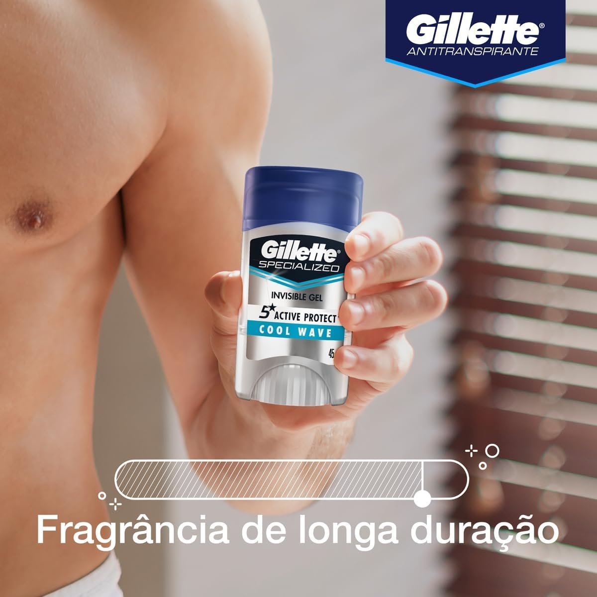 Gillette Desodorante Antitranspirante em Gel Cool Wave 45 g - Imagem 3