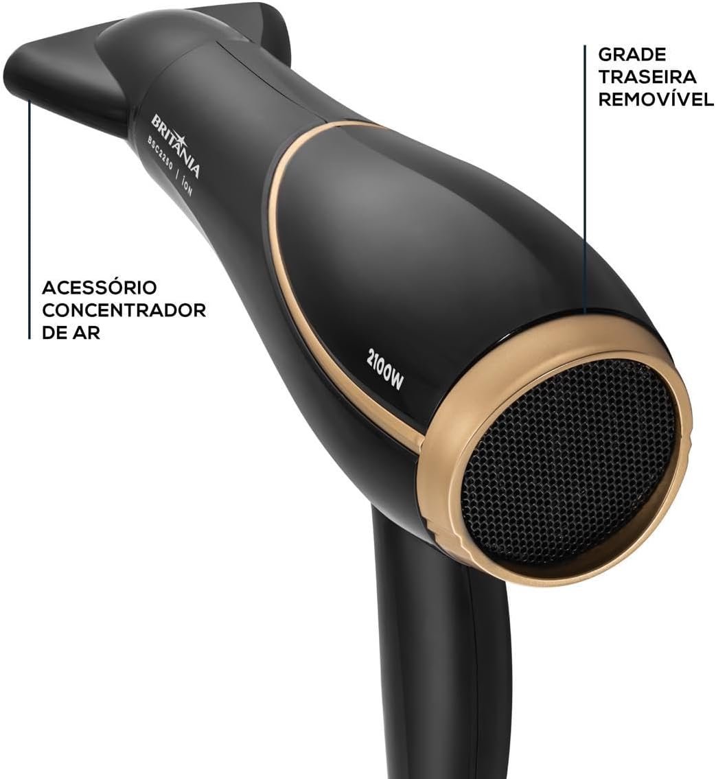 Secador de Cabelos Britânia Bivolt 2100W BSC2250 Bivolt - Imagem 5
